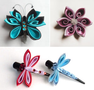 Канзаши своими руками: простые модели и способы изготовления