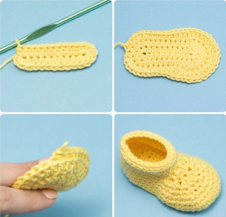 Как вязать пинетки спицами по схемам вязания с видео и фото