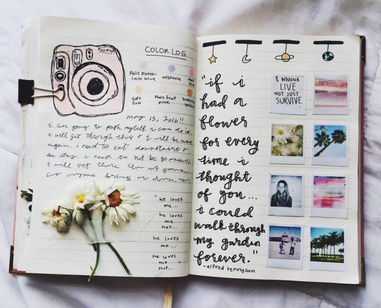 Идеи для личного дневника - обзор способов необычного оформления, фото идеи