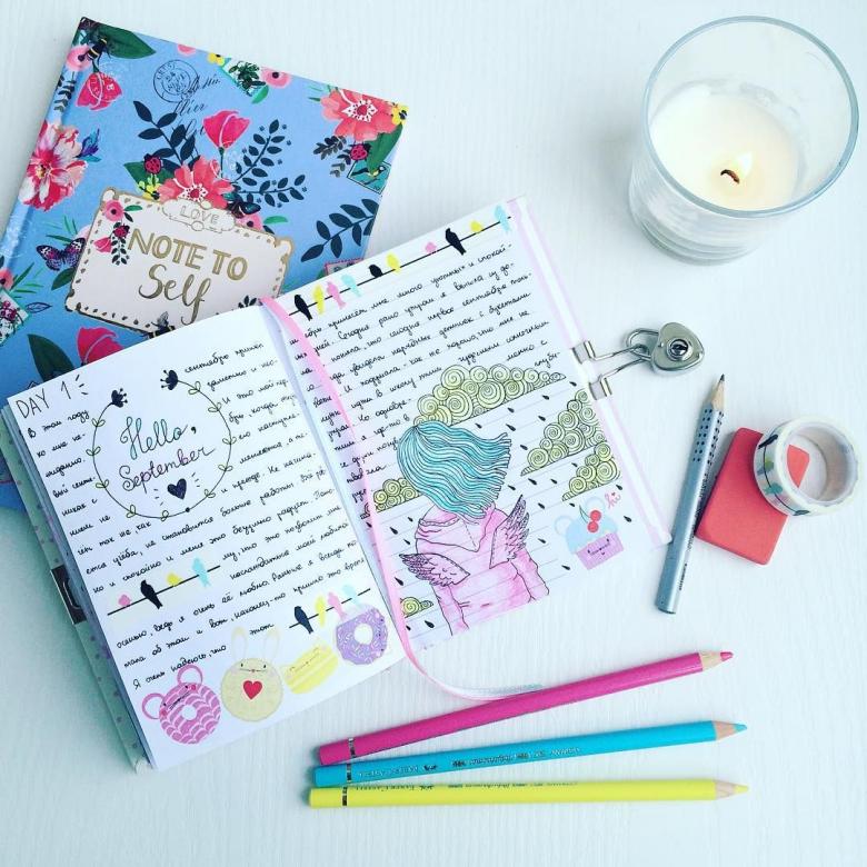 Идеи для личного дневника - обзор способов необычного оформления, фото идеи