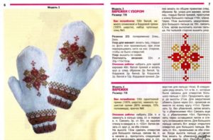 Мужские варежки спицами - 10 лучших мк пошагово