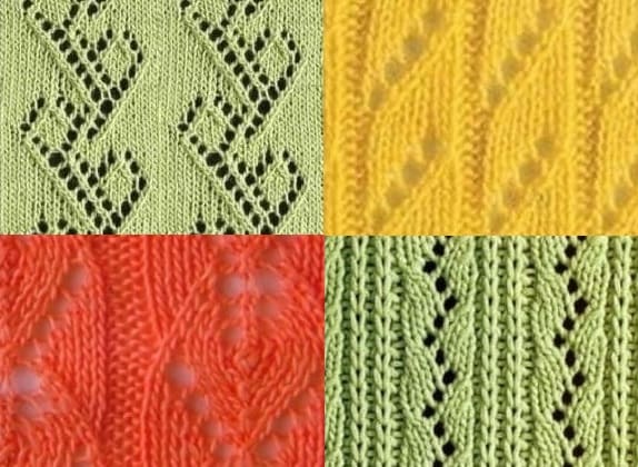 Красивые дорожки спицами