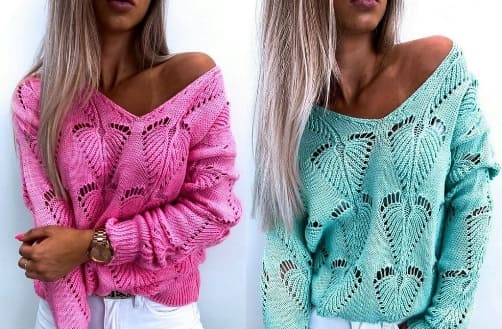 Модный пуловер