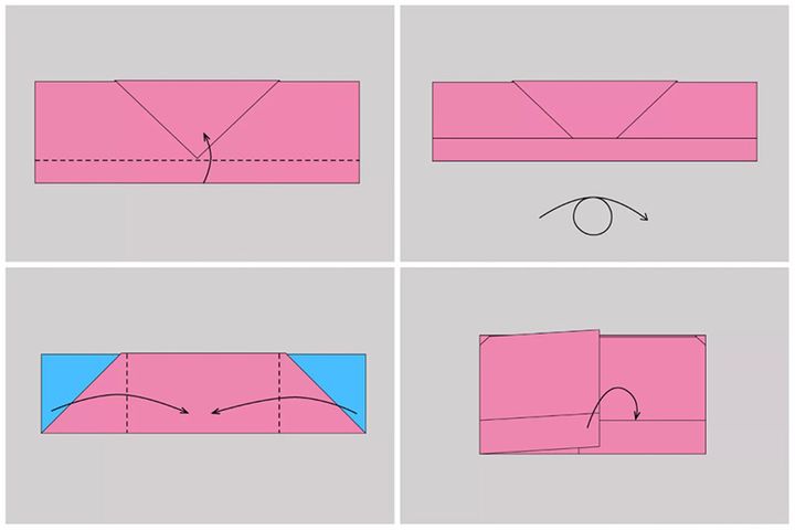 Схема сборки конверта