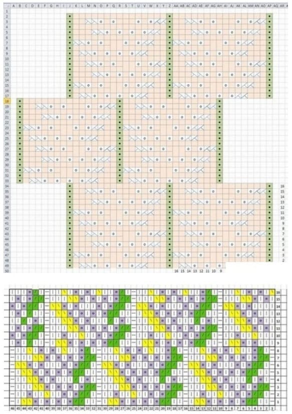 Схема кружева