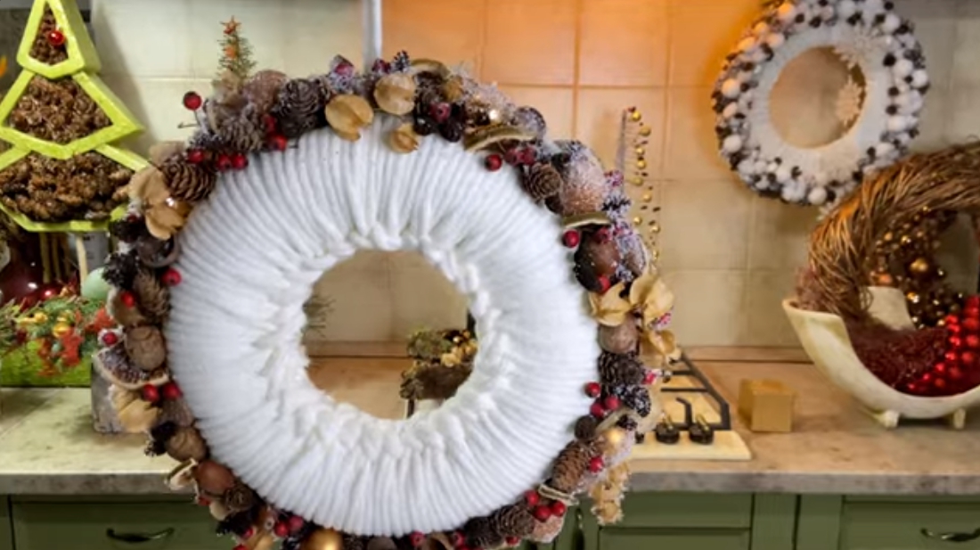 Как сделать рождественский венок своими руками - 150 фото идей создания, подробный видео мастер-класс для начинающих