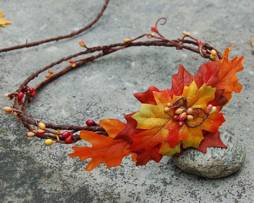 объемная поделка из листьев на тему осень