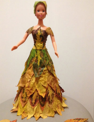 Поделки из листьев на тему осени в школу