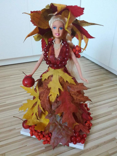 Поделки из листьев на тему осени в школу 2