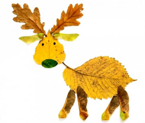 Поделки из листьев на тему осени в старшей группе