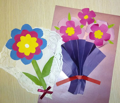 Открытка ко Дню матери своими руками 3