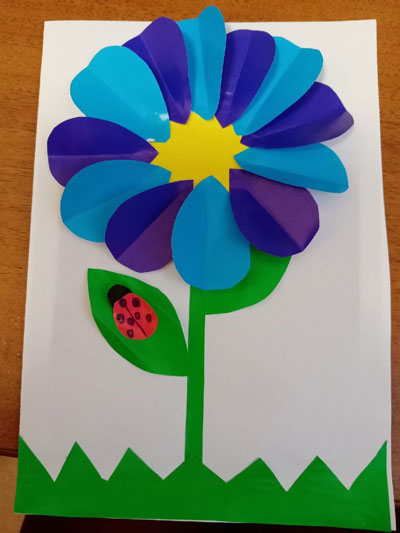 Открытка ко Дню матери своими руками 4