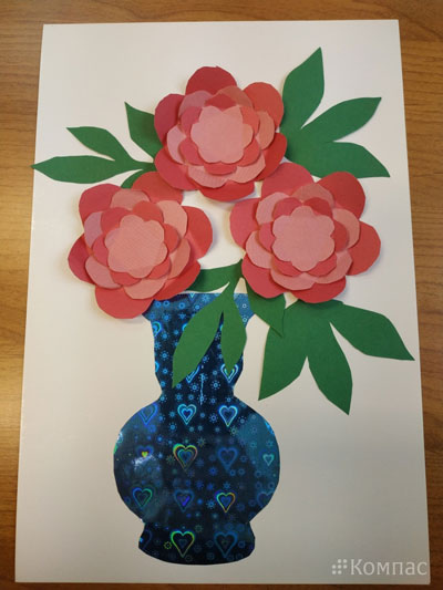 Открытка ко Дню матери своими руками 6