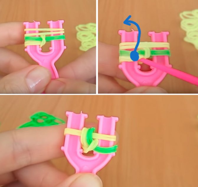 Браслеты из резинок на рогатке: особенности технологии плетения ангела и сердечка крючком, мастер-классы