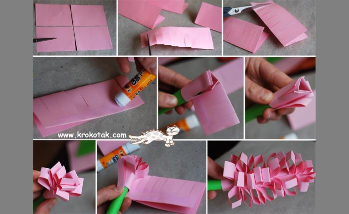 Оригами цветок из бумаги схема: от кактуса до розы