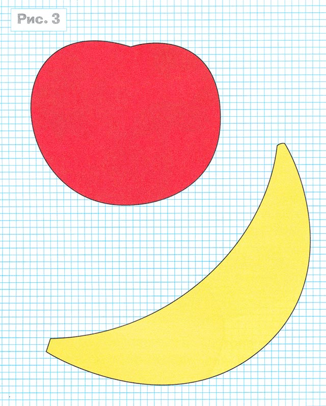 Аппликация фрукты (81 фото): шаблоны фруктов для создания детской поделки
