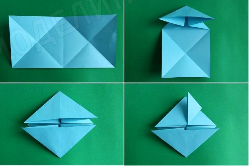 Лягушка-оригами из бумаги: простые схемы с фото