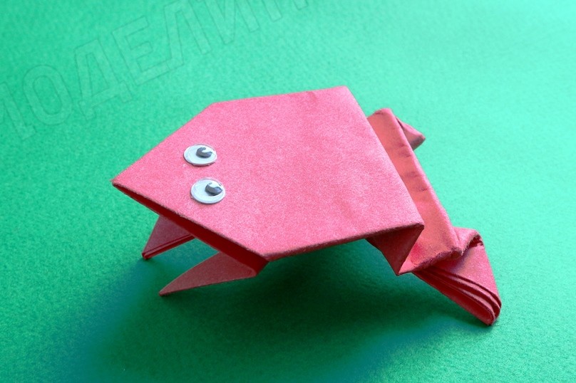 Лягушка-оригами из бумаги: простые схемы с фото