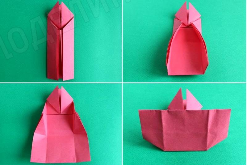 Лягушка-оригами из бумаги: простые схемы с фото
