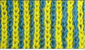 Английская резинка: схема вязания спицами
