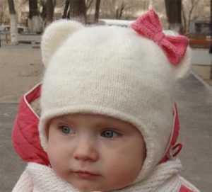 Шапка с ушками кошки спицами: 7 моделей со схемами, описанием и видео МК