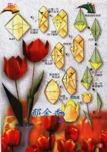 Оригами цветок из бумаги схема: от кактуса до розы