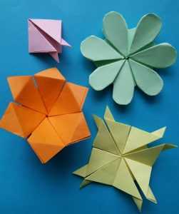 Оригами цветок из бумаги схема: от кактуса до розы
