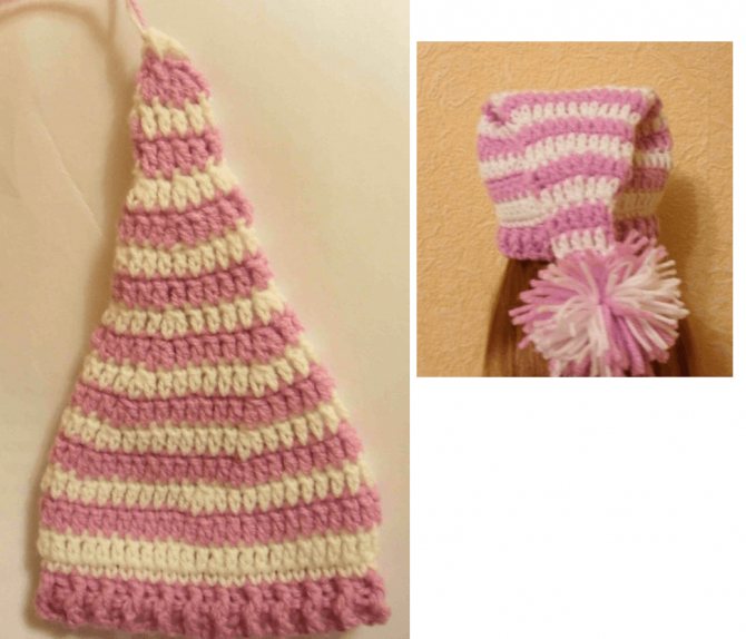 Схемы вязания крючком колпаков с описанием