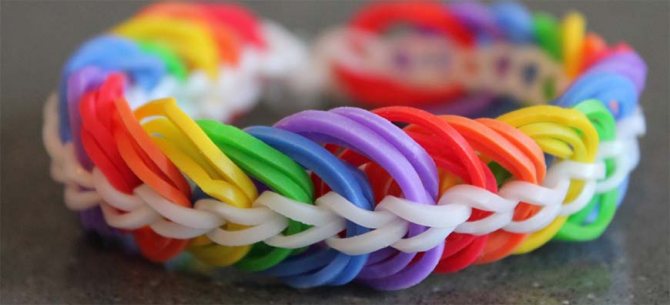 как сделать браслет из резинок