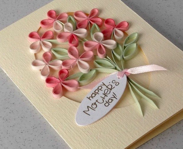 Открытки ко дню матери своими руками с шаблонами, идеи для детей детского сада и школы