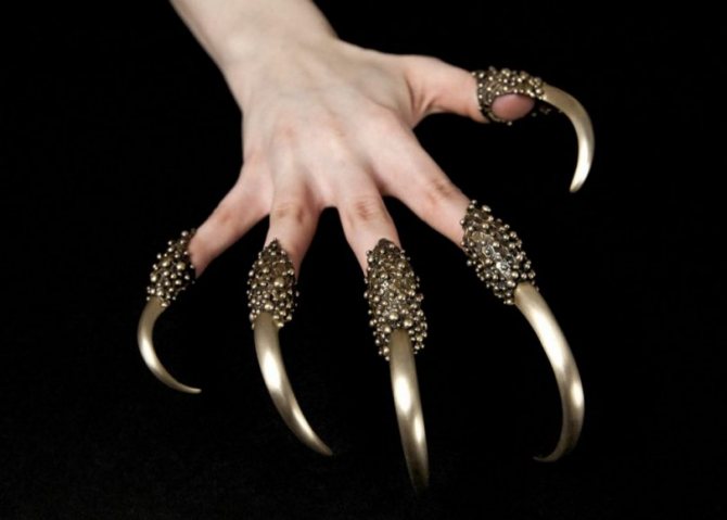 Как сделать когти из бумаги: оригами на пальцы