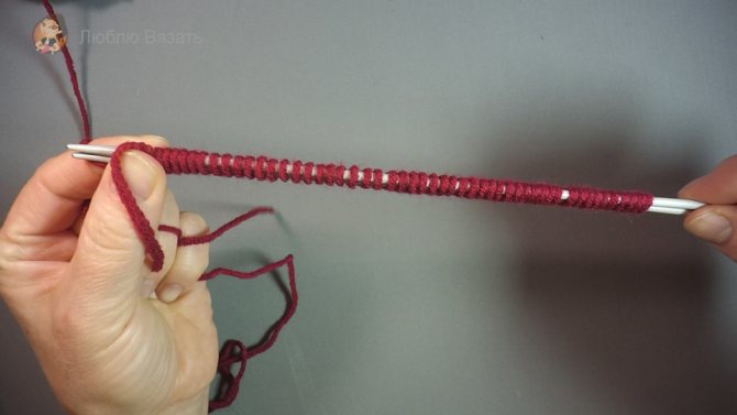 Носочки на двух спицах с описанием