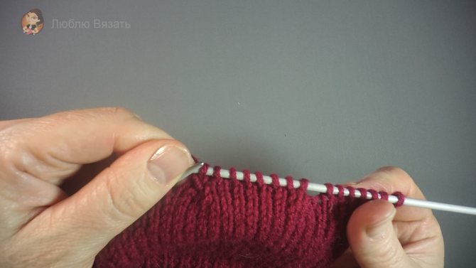 Носочки на двух спицах с описанием