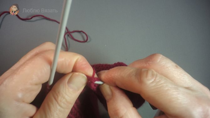 Носочки на двух спицах с описанием