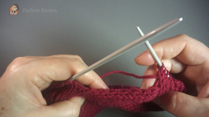Носочки на двух спицах с описанием