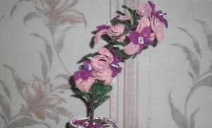 Бисероплетение орхидеи из бисера