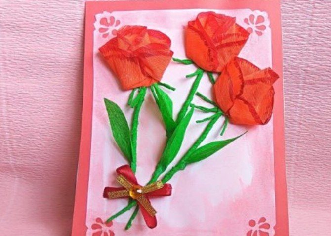 Открытки ко дню матери своими руками с шаблонами, идеи для детей детского сада и школы