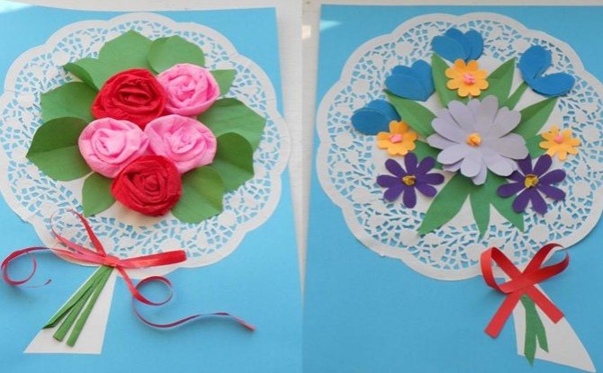 Открытки ко дню матери своими руками с шаблонами, идеи для детей детского сада и школы
