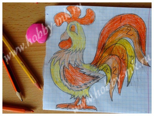 Петух из фетра: выкройка своими руками