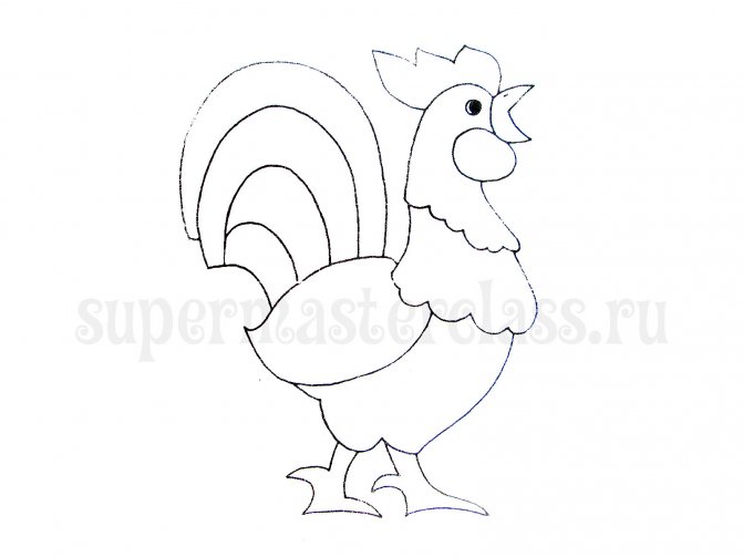 Петушок из фетра своими руками для начинающих