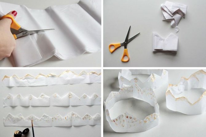 Поэтапная сборка английской рождественской хлопушки из бумаги