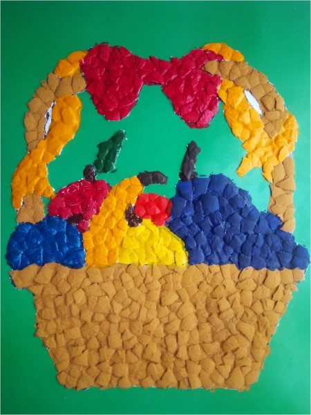 Аппликация фрукты (81 фото): шаблоны фруктов для создания детской поделки