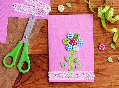 Открытки ко дню матери своими руками с шаблонами, идеи для детей детского сада и школы