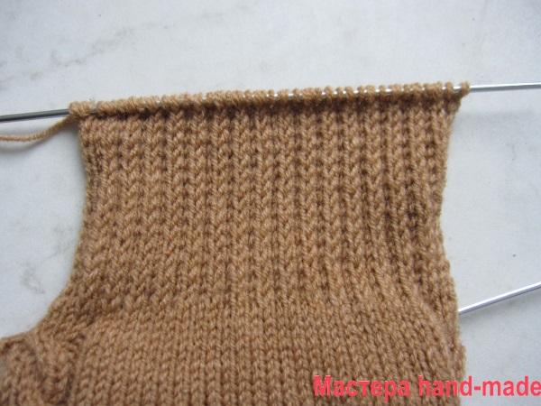 Вяжем пятку