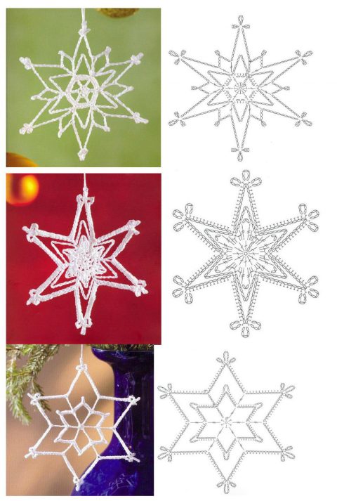 красивая снежинка крючком красивая снежинка крючком