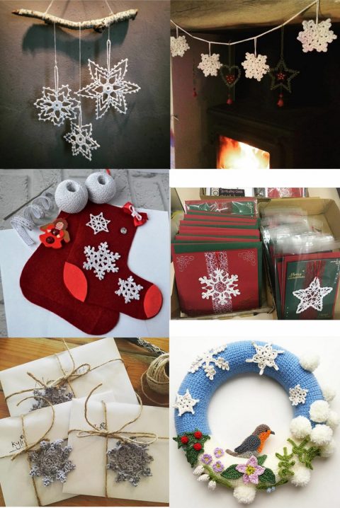 Как использовать вязаные крючком снежинки для украшения интерьера и подарков Как использовать вязаные крючком снежинки для украшения интерьера и подарков