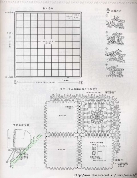 Чепчик для новорожденного крючком 3 Чепчик для новорожденного крючком 3