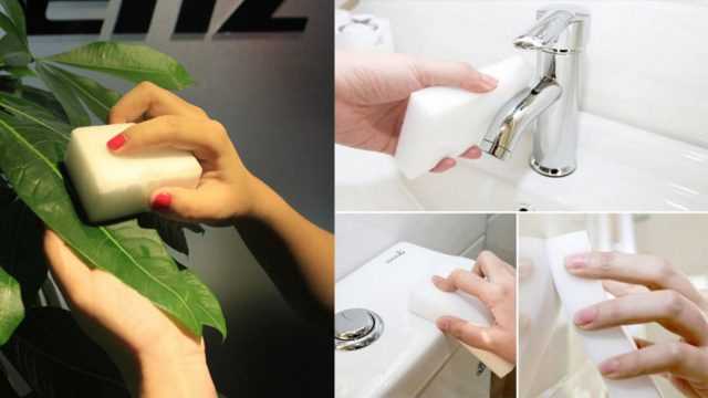 Что такое меламиновая губка: описание и основные применения