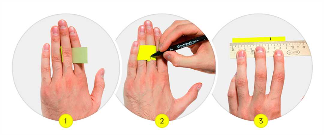 Как правильно измерить размер пальца для покупки кольца: подробная инструкция
