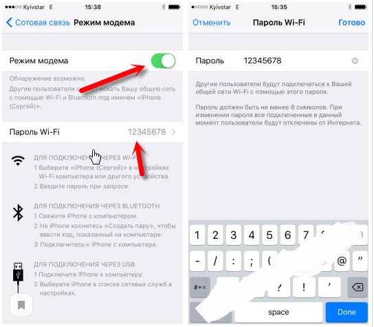 Настройка точек доступа (APN)